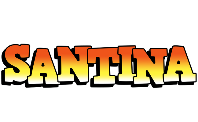 Santina sunset logo