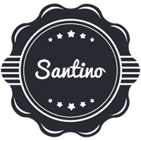 Santino badge logo