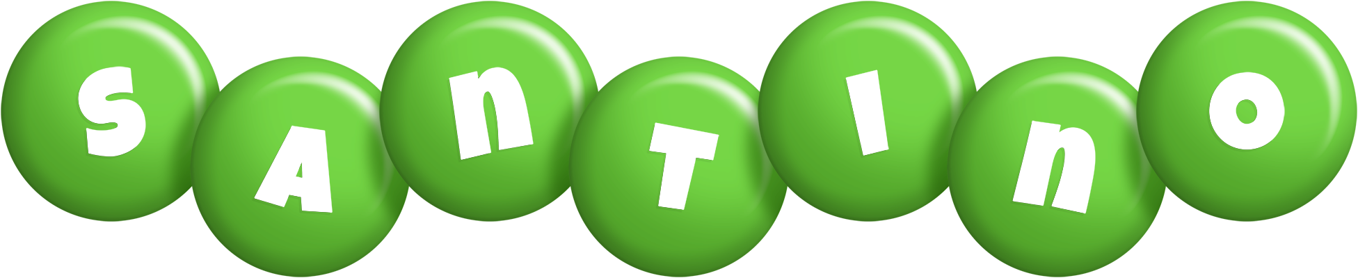 Santino candy-green logo