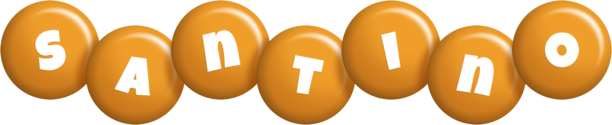 Santino candy-orange logo