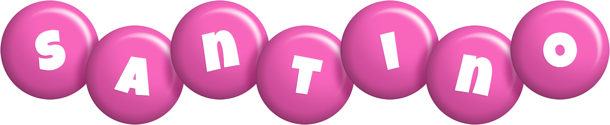 Santino candy-pink logo