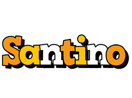 Santino cartoon logo