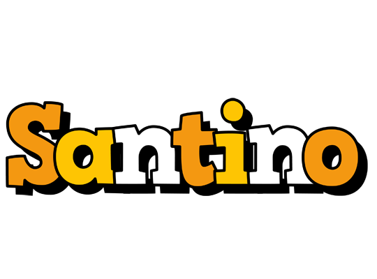 Santino cartoon logo