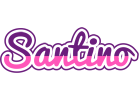 Santino cheerful logo