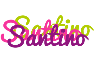 Santino flowers logo