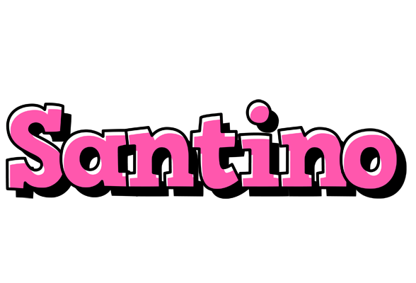 Santino girlish logo