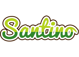 Santino golfing logo