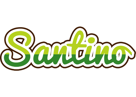 Santino golfing logo