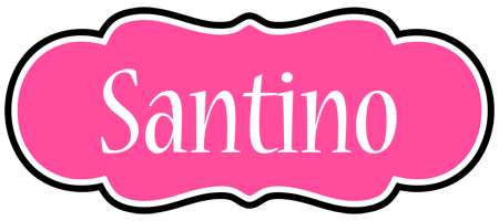 Santino invitation logo