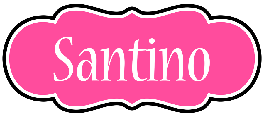 Santino invitation logo