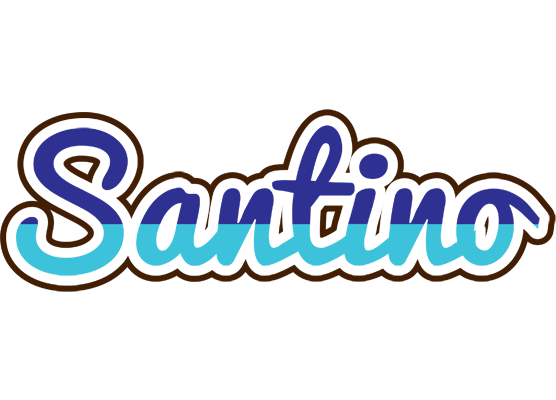 Santino raining logo