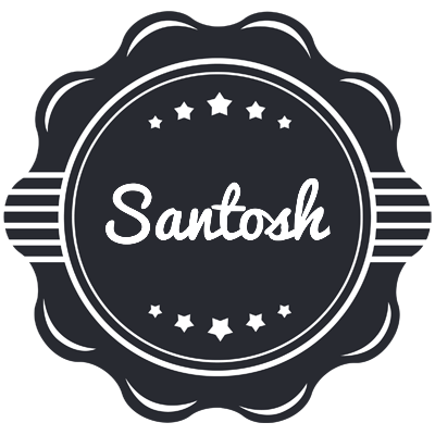 Santosh badge logo