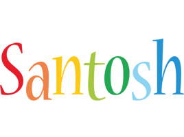 Santosh birthday logo