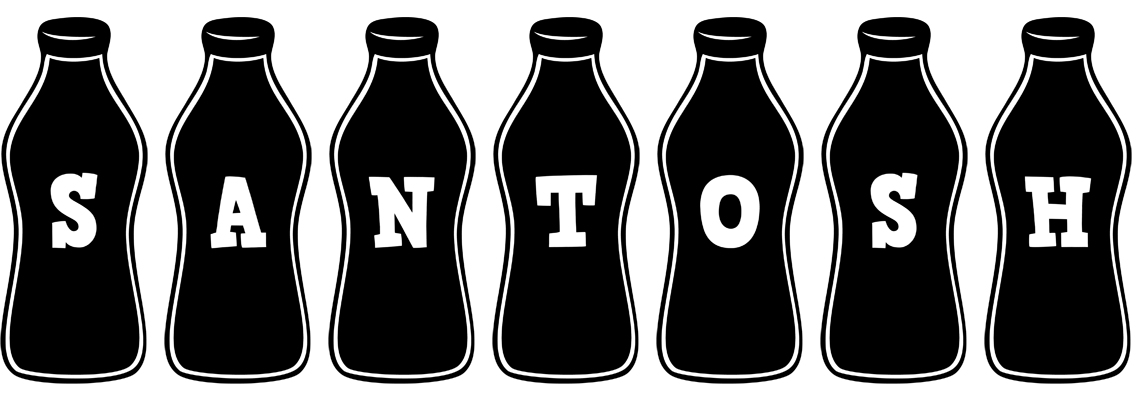Santosh bottle logo