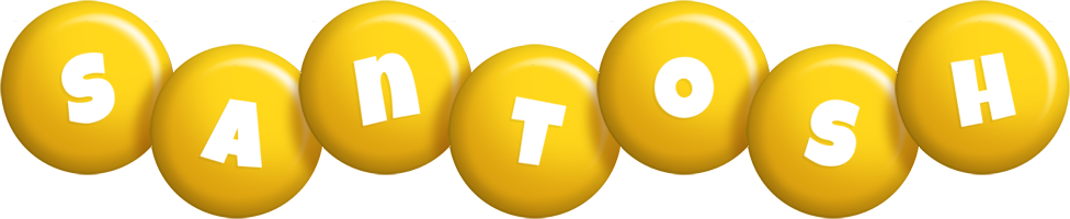 Santosh candy-yellow logo