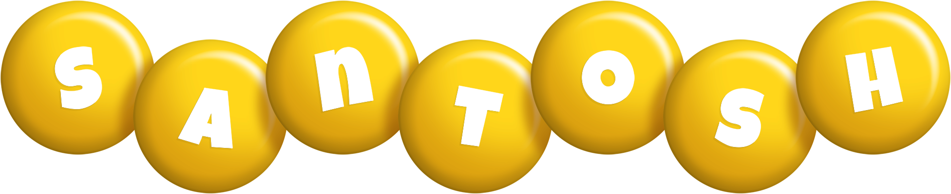 Santosh candy-yellow logo