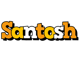 Santosh cartoon logo