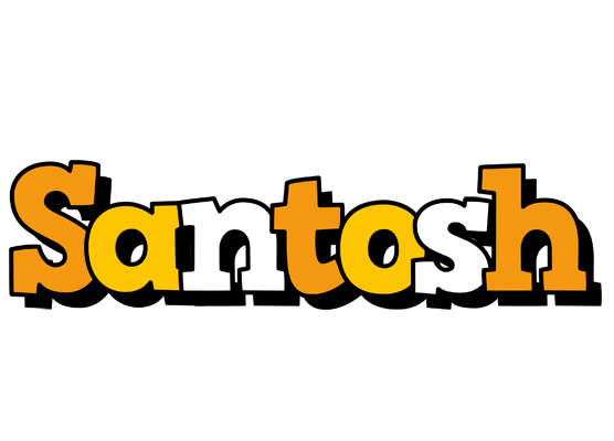 Santosh cartoon logo