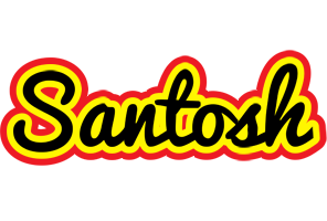 Santosh flaming logo