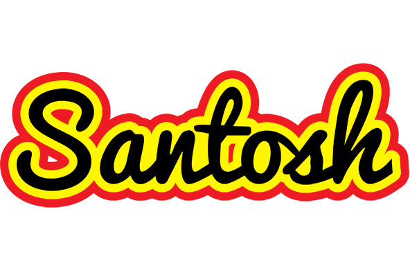 Santosh flaming logo