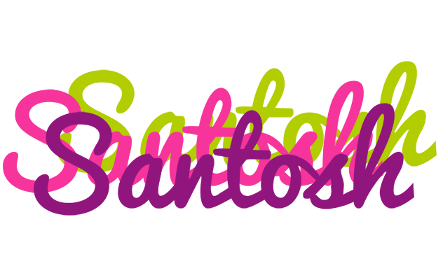 Santosh flowers logo