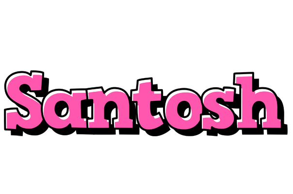 Santosh girlish logo