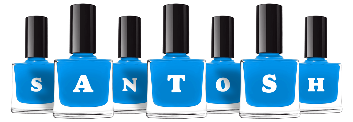 Santosh glossy logo