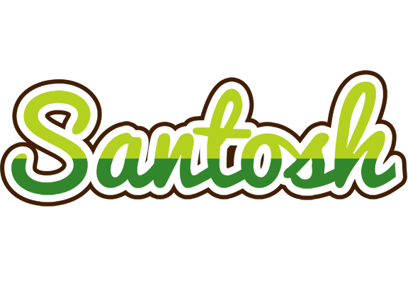 Santosh golfing logo