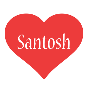 Santosh love logo