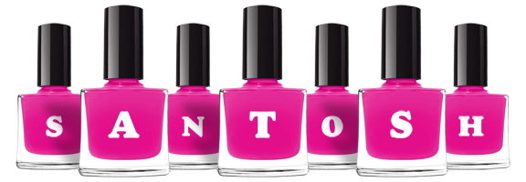 Santosh nails logo