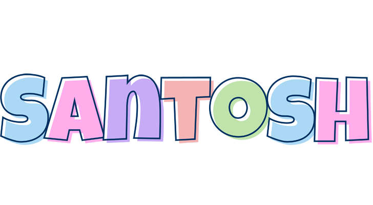 Santosh pastel logo