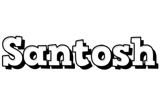 Santosh snowing logo