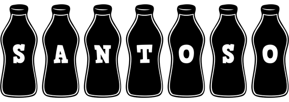 Santoso bottle logo