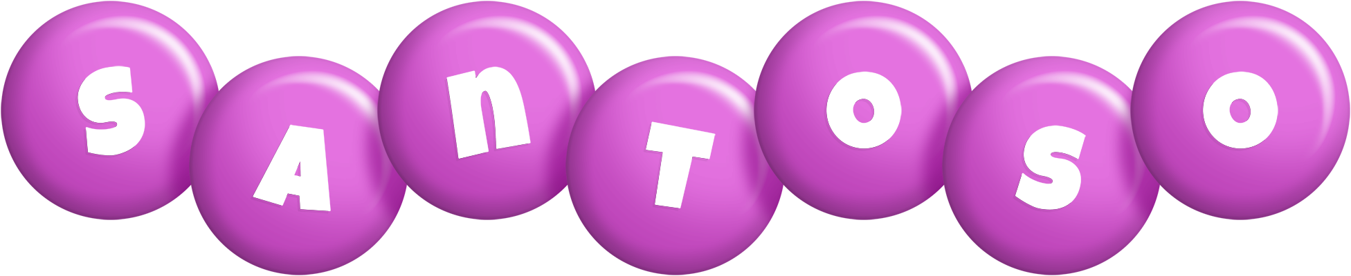 Santoso candy-purple logo