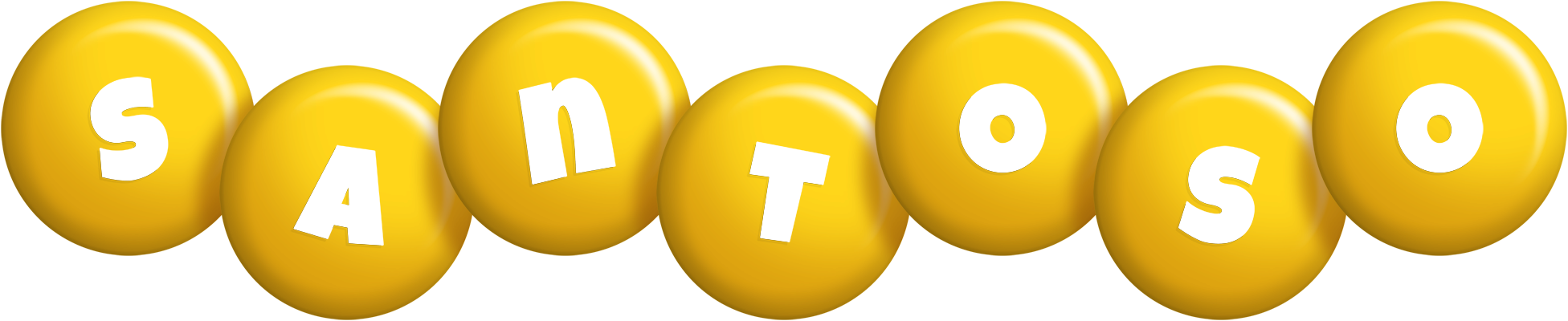 Santoso candy-yellow logo