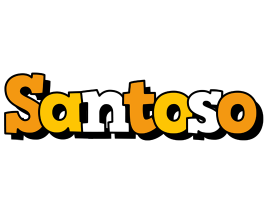 Santoso cartoon logo
