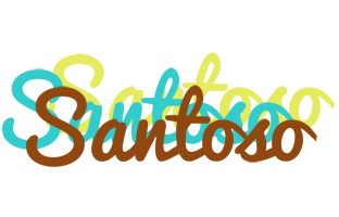 Santoso cupcake logo