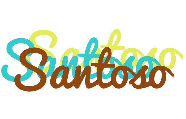 Santoso cupcake logo