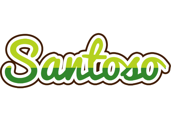 Santoso golfing logo