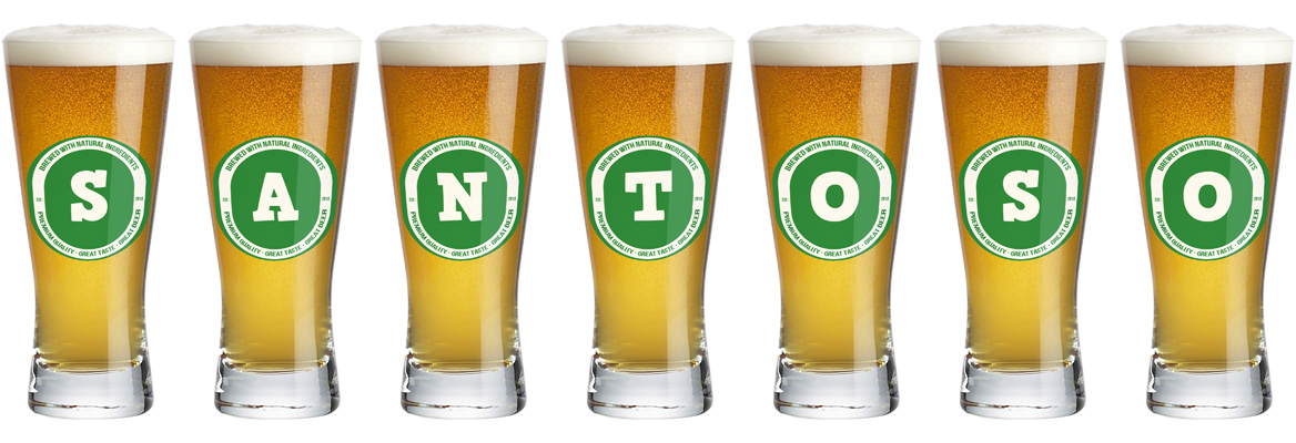 Santoso lager logo