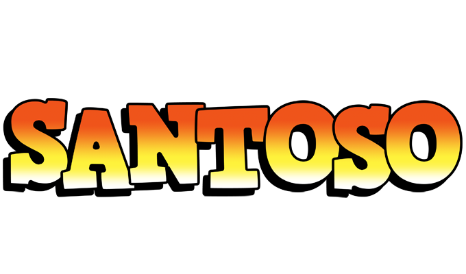 Santoso sunset logo