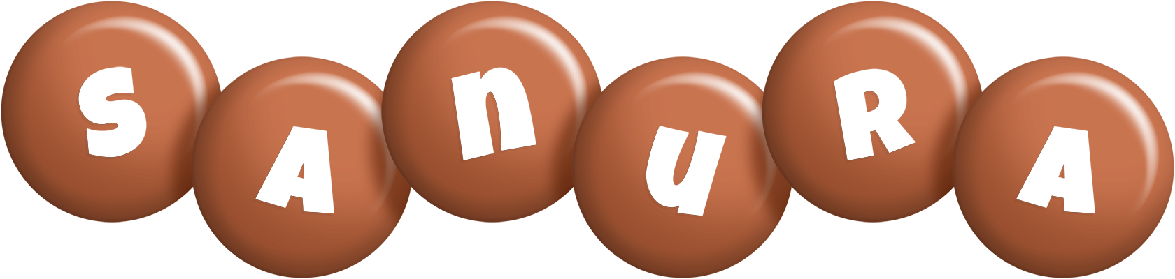 Sanura candy-brown logo