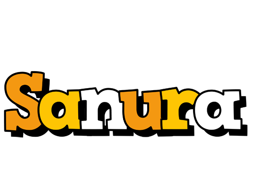 Sanura cartoon logo