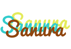 Sanura cupcake logo