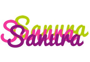 Sanura flowers logo