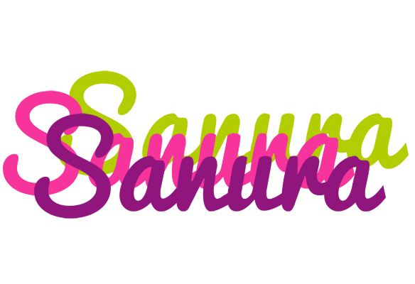 Sanura flowers logo