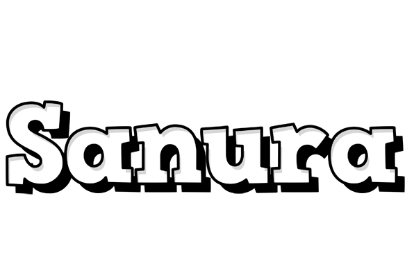 Sanura snowing logo