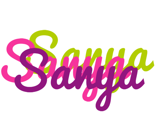 Sanya flowers logo