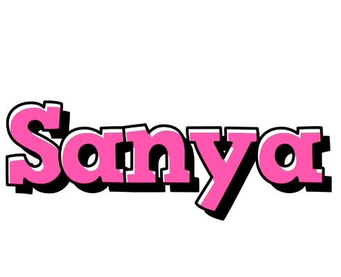 Sanya girlish logo
