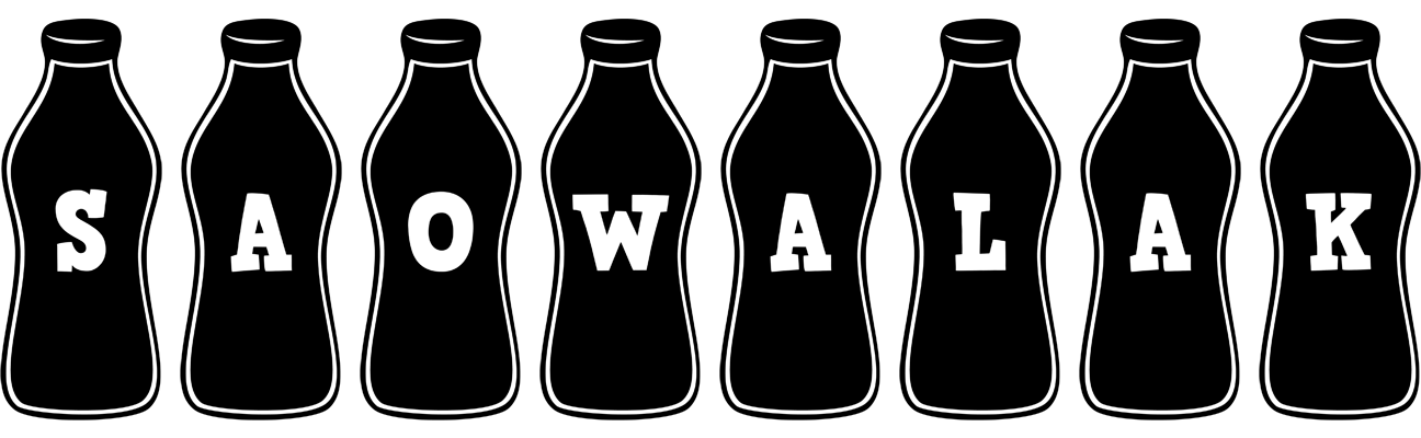 Saowalak bottle logo